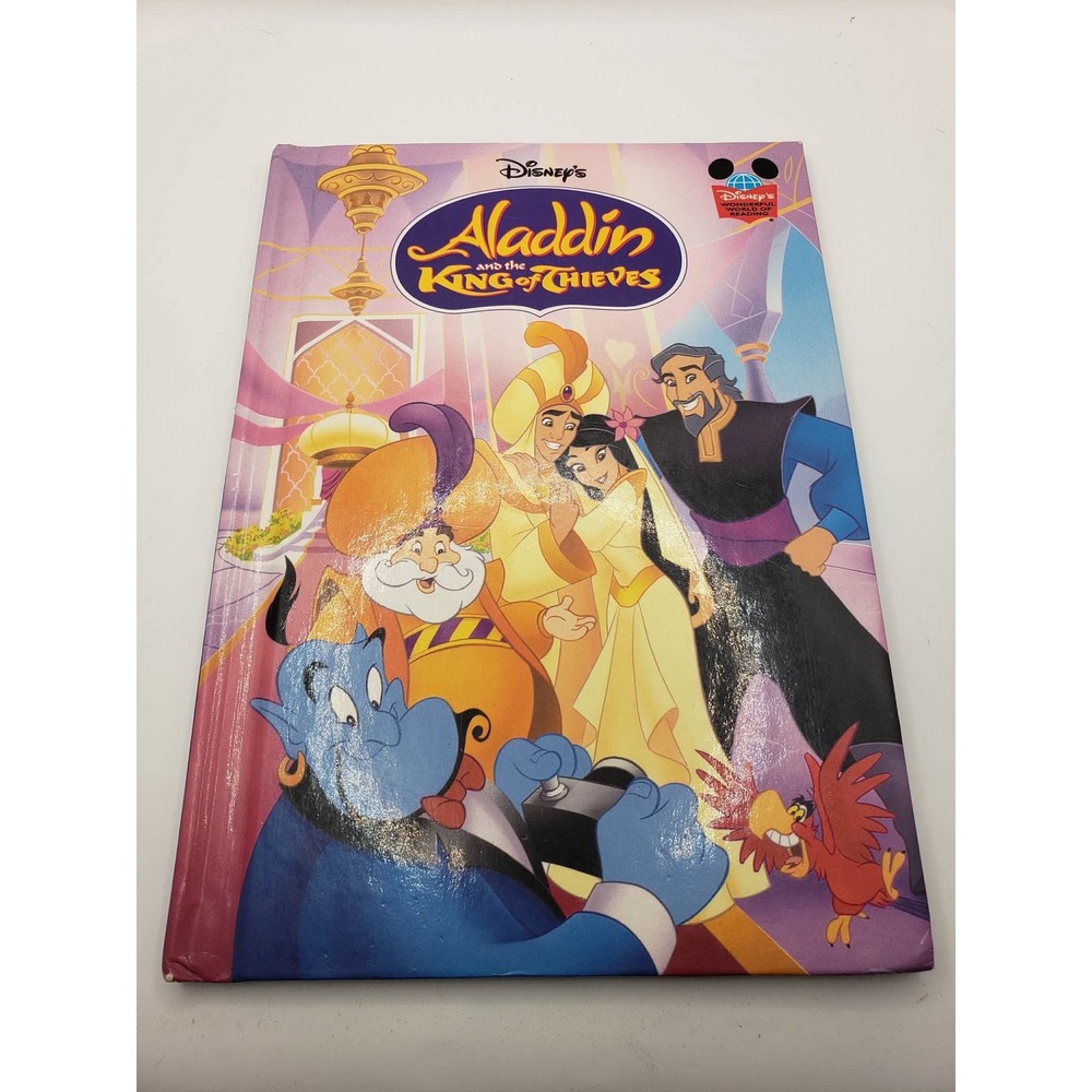 Disney Aladdin‎ and the King of Thieves Hardcover Grolier Book Club Edition 1996